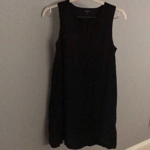 Madewell black shift dress